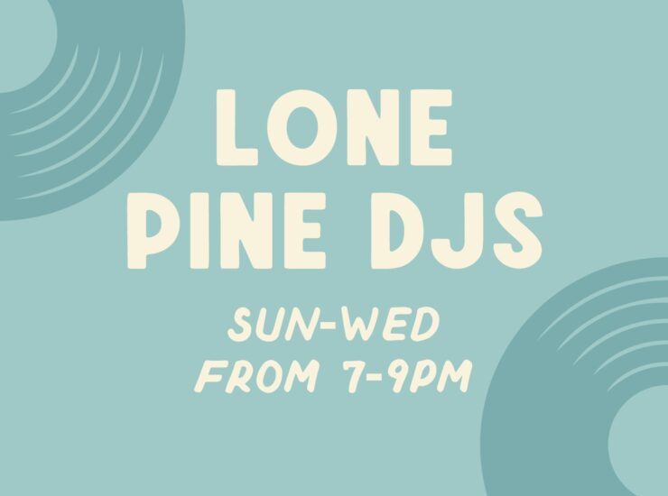 Sunday to Wednesday: DJs